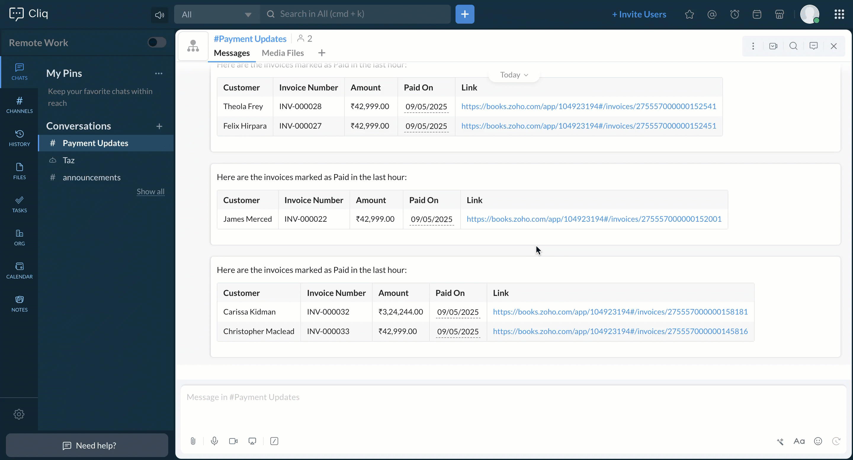 Invoice Notifier