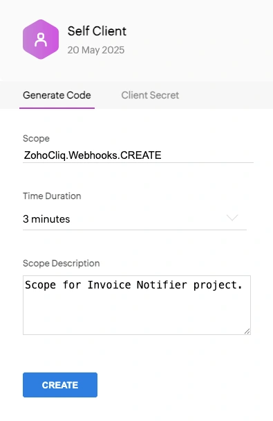 Generating grant token