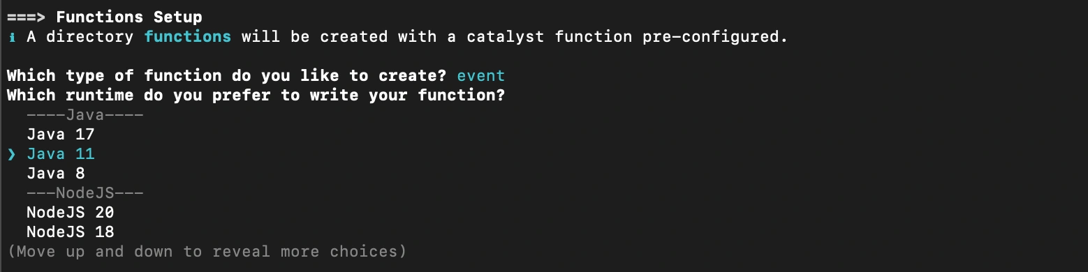 Select language environment for function