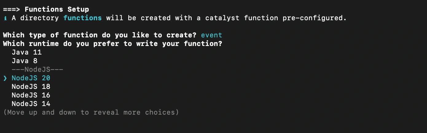 Select language environment for function