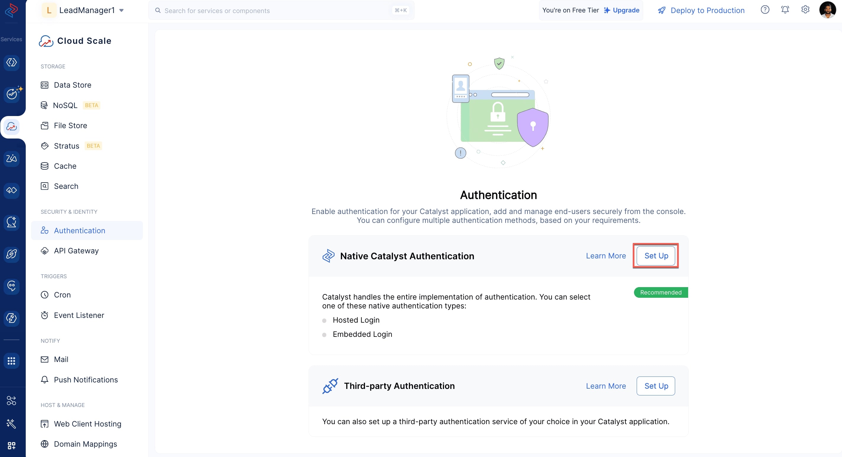 catalyst_tutorials_leadmanager_appsail_native_auth_setup