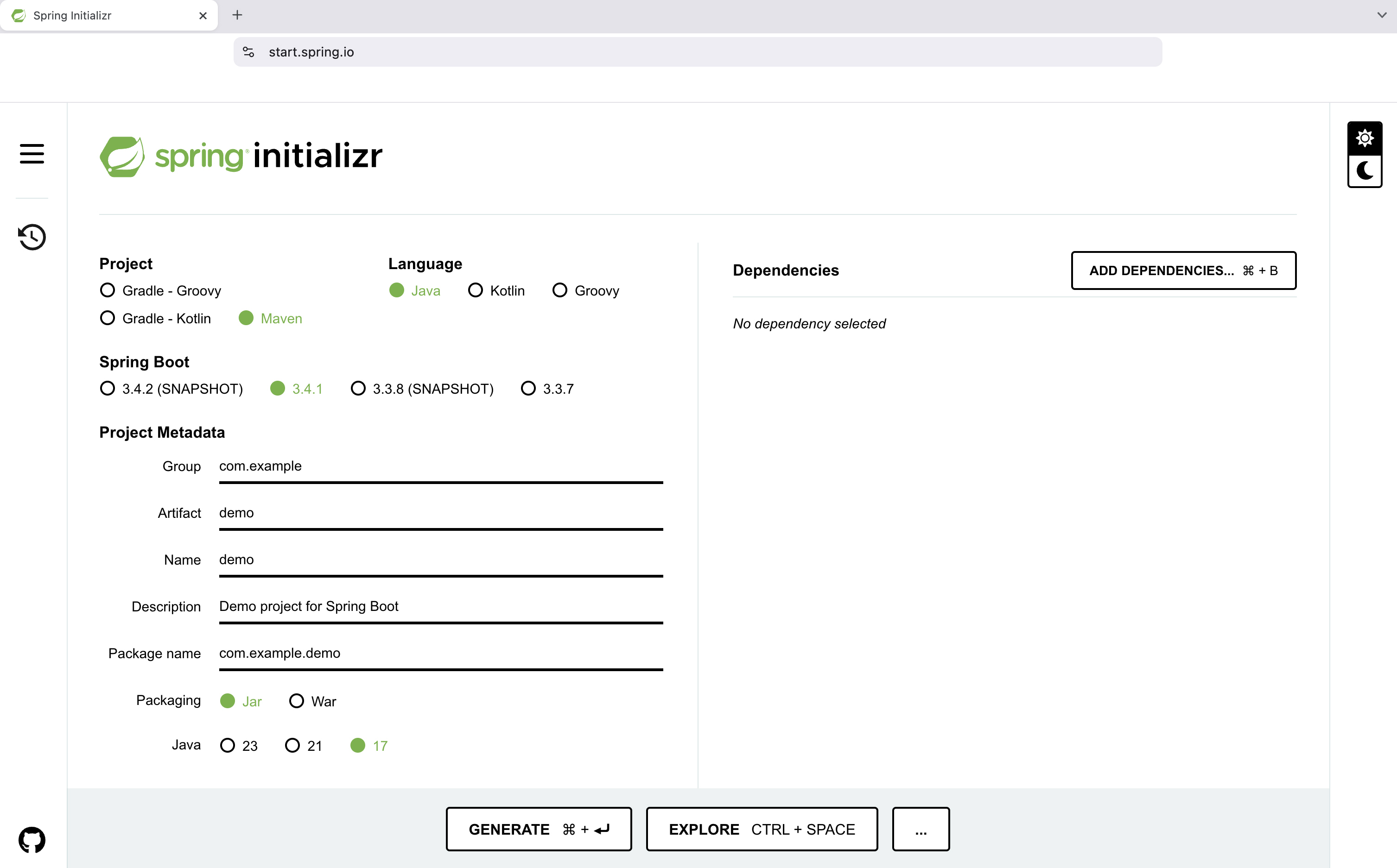 catalyst_tutorials_leadmanager_appsail_springboot_homescreen