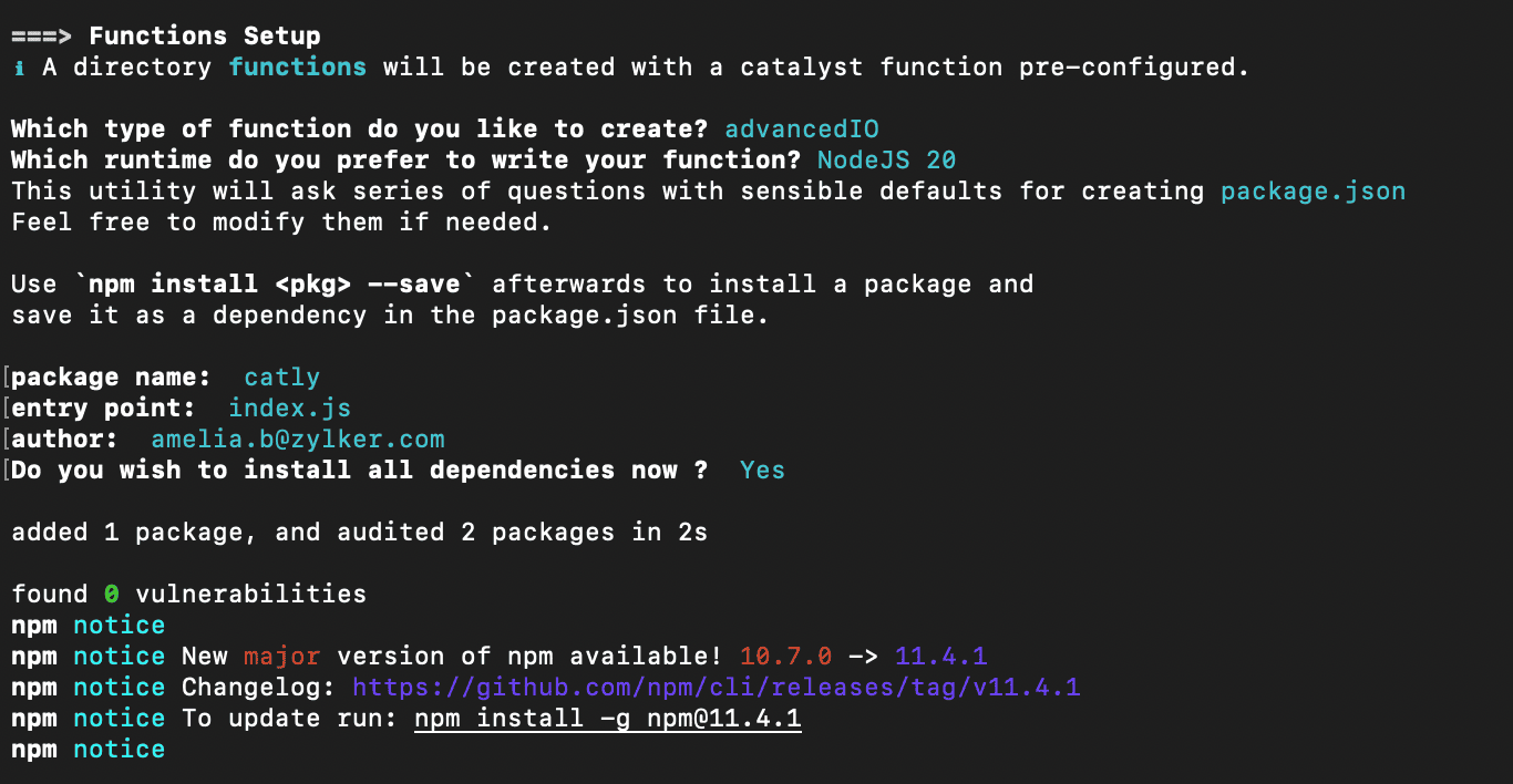 function-setup