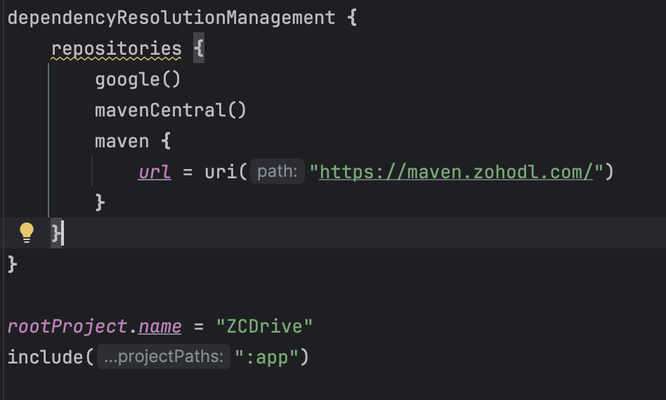 settings-gradle